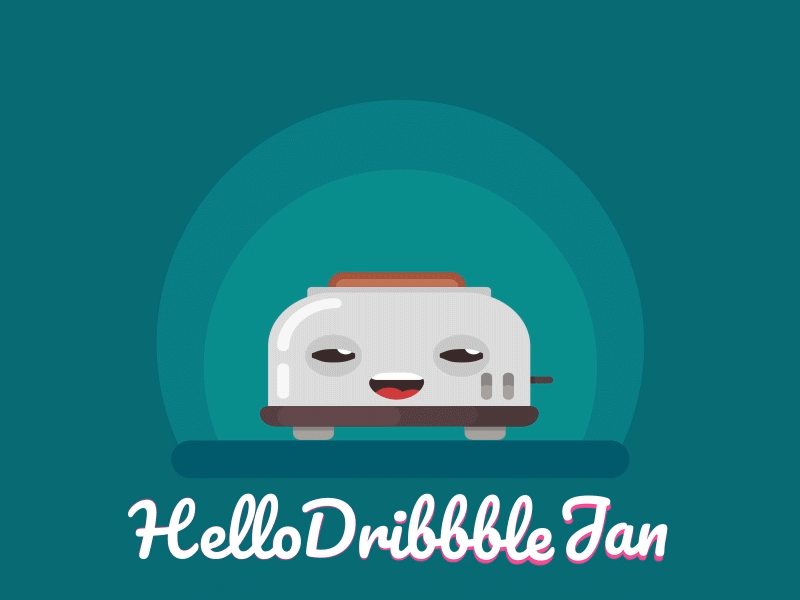 Dribbble Toaster) dribbble hello invite toaster