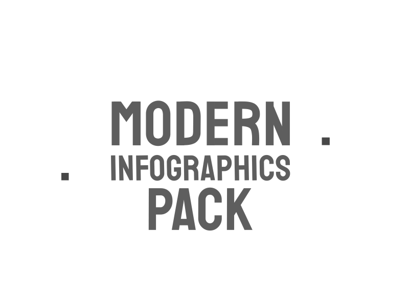 Modern Infographic Pack animation characters design dribbble gif illustration logo loop vector