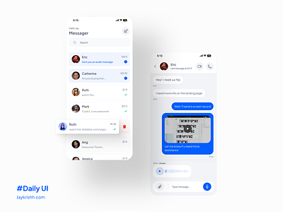 #DailyUI #013 - Direct Messaging