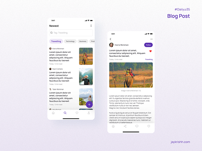 #dailyui35 Blog Post blogpost blogpostdesign blogpostui branding dailyui dailyui35 design figma illustration logo ui ui challenge uiux ux