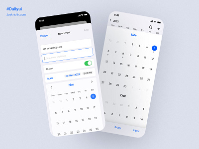 Calendar #dailyui branding calender dailyui design figma illustration logo ui ui challenge uiux ux