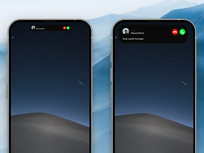 iPhone 14 Dynamic Island UI Design