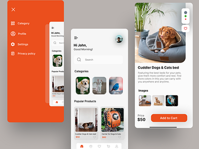 Pet Shop App UI Design