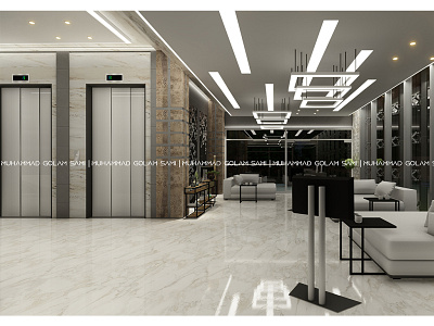 HOTEL LOBBY INTERIOR AT CTG 3d model 3d render arch viz design graphic design interior lighting lobby photorealistic