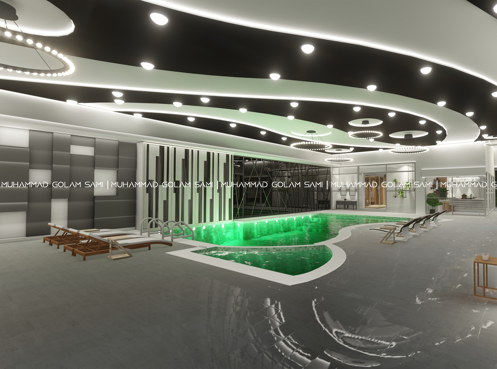 Swimming Pool Interior Design, Dhaka by Muhammad Golam Sami on Dribbble