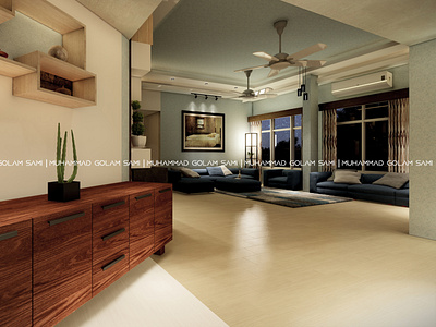 Living Room Interior Design, Khulna