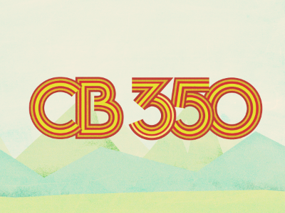 CB 350 cb 350 honda landscape motorcycle numbers type typography