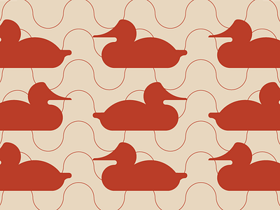 Duck Pattern abstract bird duck icon nature pattern textile