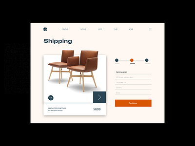 Daily UI Challenge 002 branding checkout daily ui design icon illustration logo pattern shipping typography ui ux web web design