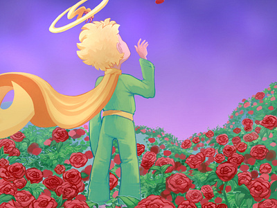 Little Prince book cover character design illustration le petit prince little prince