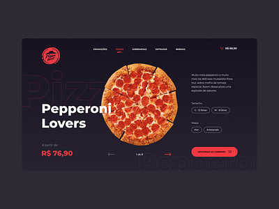 #1 Pizza Hut Concept (Exercise) dailyui design ecommerce food ui web