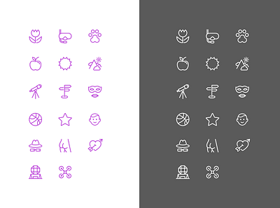 Icon set branding icon set