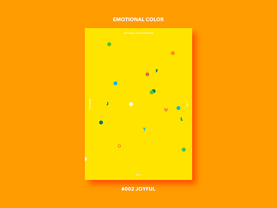 Emotional color experiment #002 Joyful