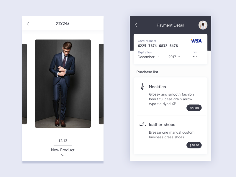 Private order men shot order dribbble concept application