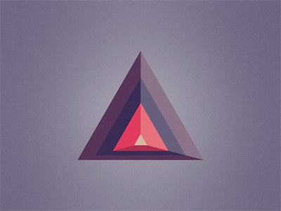 B/\D Explorations illustration logo purple
