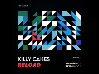 Killy Cakes Vol1 album cover geometric