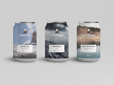 Graystone Can Series brewery craft beer packaging