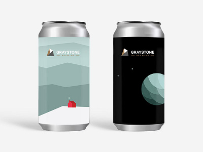 Winter crowlers brewery craft beer packaging