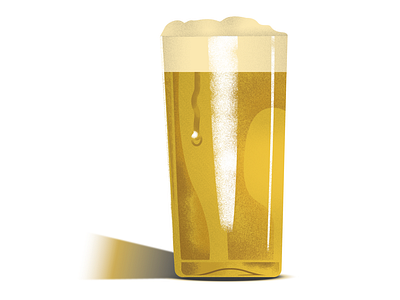Brewski alcohol beer beer art brew drinks glass illustration vector