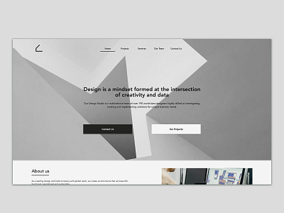 Daily UI Challenge #003 - Landing Page Above Fold design ui