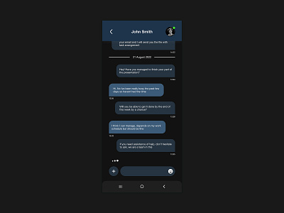 Daily UI Challenge #013 - Direct Message