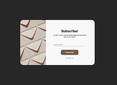 Daily UI Challenge #026 - Subscribe design ui
