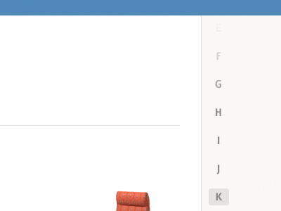 Alphabet Navigation alphabet navigation products