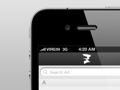 New ArtPrize iPhone app, coming soon... app dark iphone