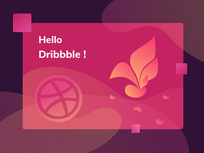 Dribbble Debut Shot debut design illustration ui ux