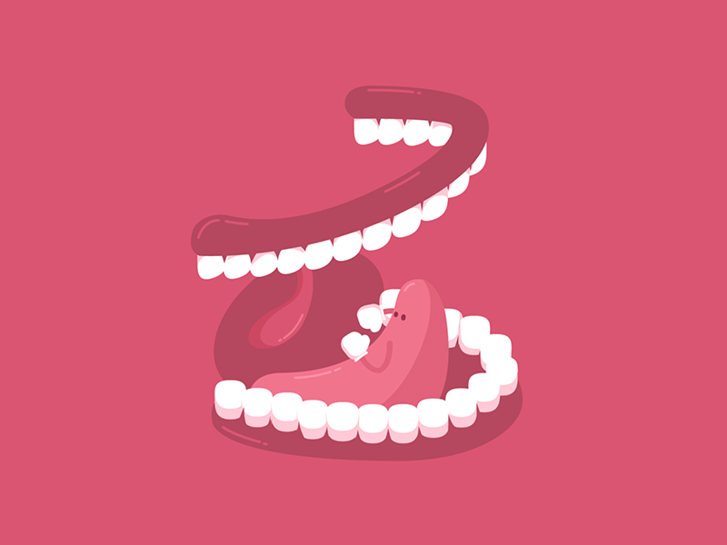 Sore Throat after effects animated gif loop vector