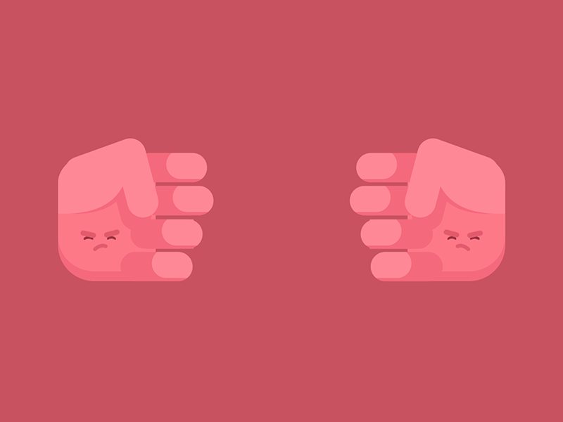 Scissors, Paper, Rock after effects animated gif loop vector