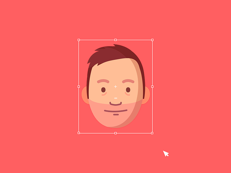 Self Portrait after effects animated gif loop self portrait vector