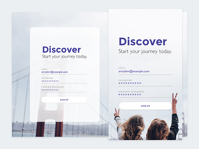 Daily UI Challenge #001 - Sign Up