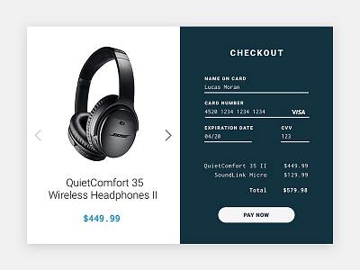 Daily UI Challenge #002 - Credit Card Checkout 002 card checkout credit dailyui form payment ui