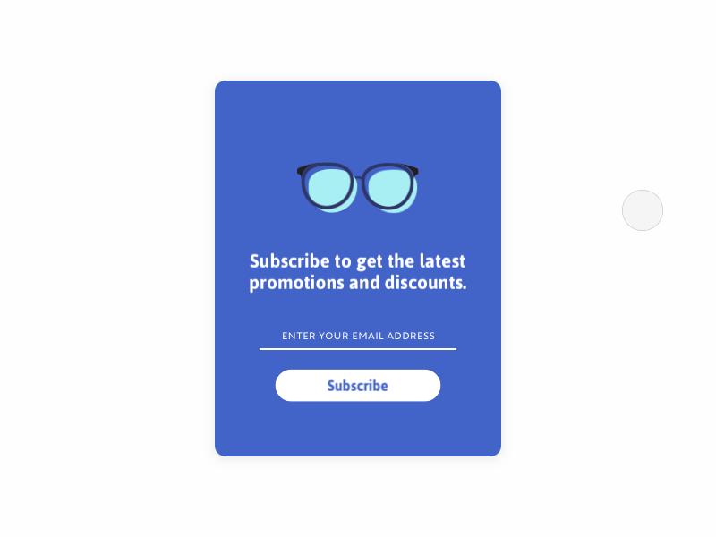 Daily UI Challenge 26 - Subscribe