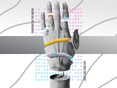 Utopian Hand Illustration aesthetic design illustration poster