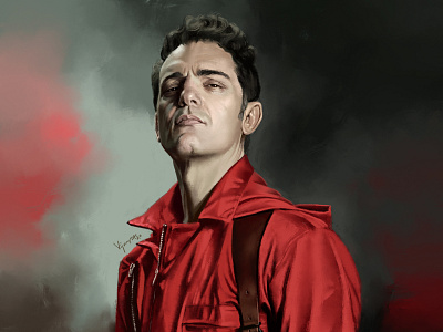 Berlin | Digital Painting | Money heist