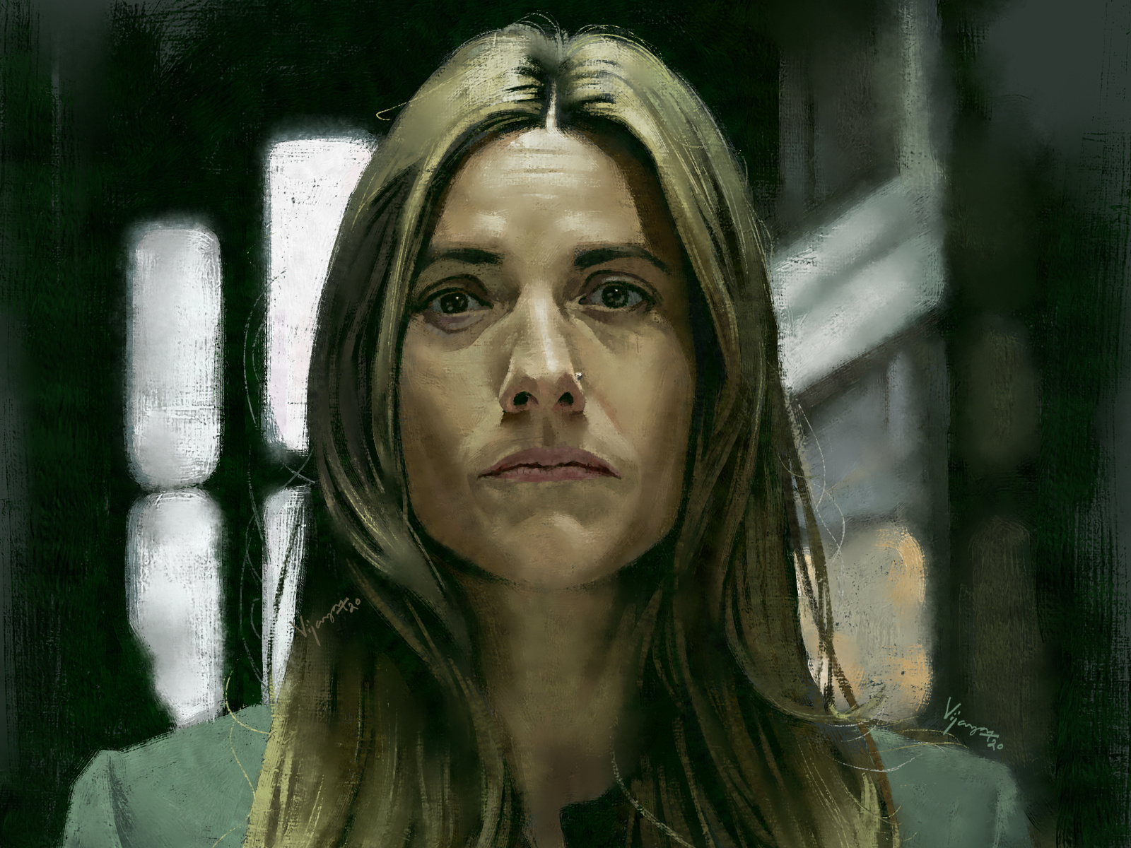 Raquel Digital Painting Money heist by Vijayan Alagar on Dribbble