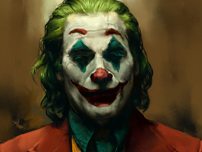 JOKER | Digital painting dccomics digital painting fanart fineart first post joker movie portrait painting villain