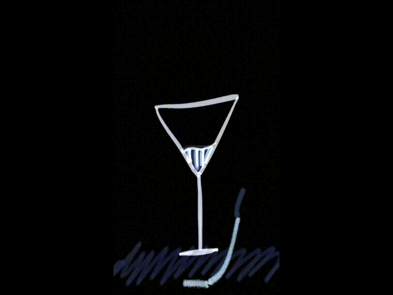 Wine cycle animation loop sketch trippy wine