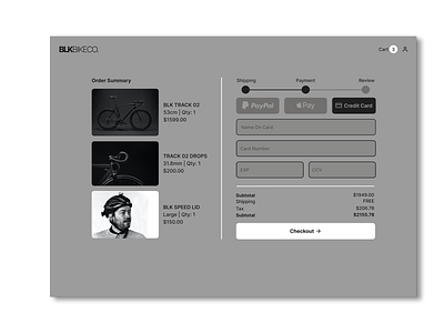 Daily UI 002: Checkout Page daily ui daily ui challenge figma graphic design ui uiux web design website
