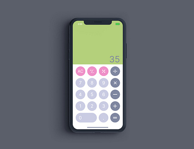 Daily UI 004: Calculator app daily ui daily ui challenge graphic design ios iphone ui web