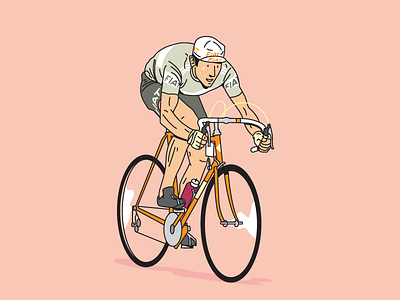 EDDY MERCKX. cycling eddy merckx graphic design illustration thevisualclub vector