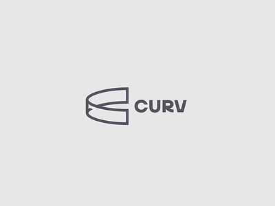 CURV Homes #1 branding design logo
