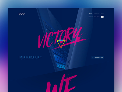 eve. V ecommerce ui ux website