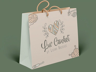 Luv Crochet | Premium Packaging bag brand branding business crochet design fancy graphic design identity logo packaging premium professional vector vip