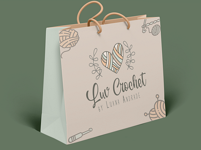 Luv Crochet | Premium Packaging bag brand branding business crochet design fancy graphic design identity logo packaging premium professional vector vip
