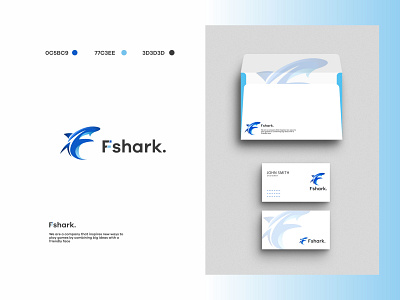 Fshark : Brand Identity branding design graphic design illustration logo