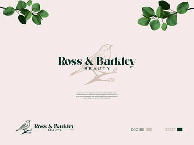 Ross & Barkley : Cosmetics & Beauty logo branding design graphic design illustration logo
