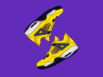 AJ4 airjordan illustrator shoes